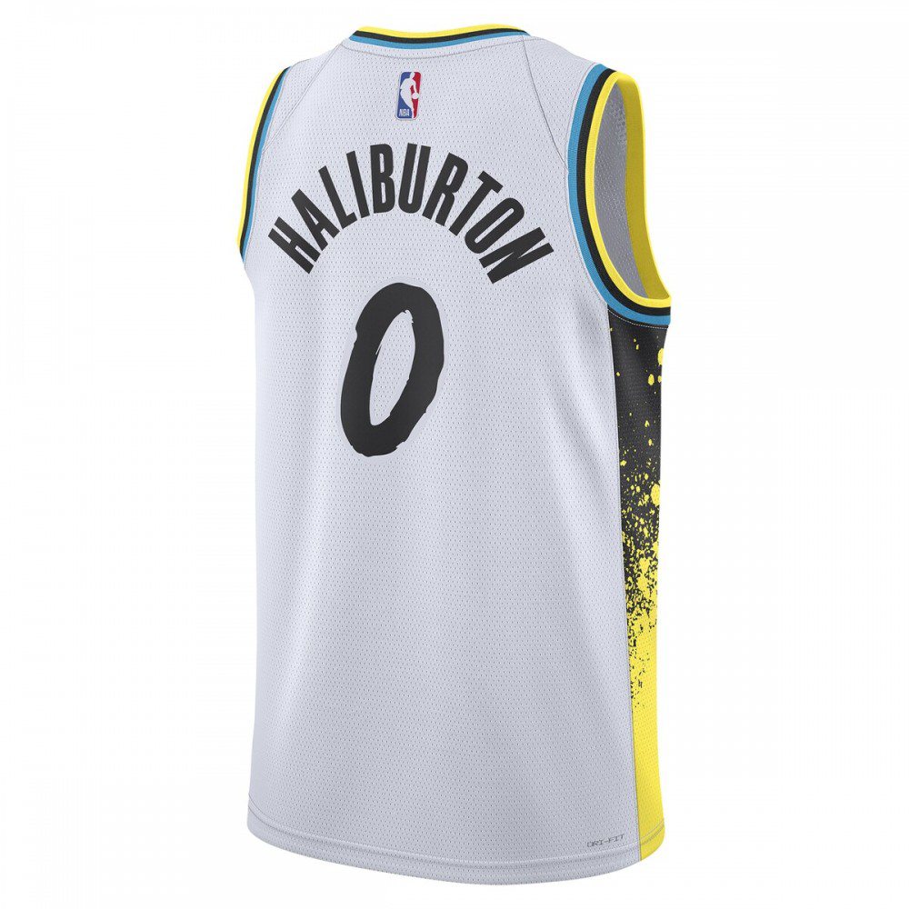 Tyrese Haliburton Indiana Pacers Unisex 2024/25 Swingman Player Jersey - City Edition - White-Pro Kit Vault | Brand New 26/27 Sports Jerseys